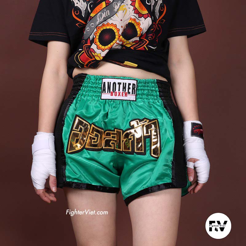 Quần Muay Thái Another Boxer Xanh2