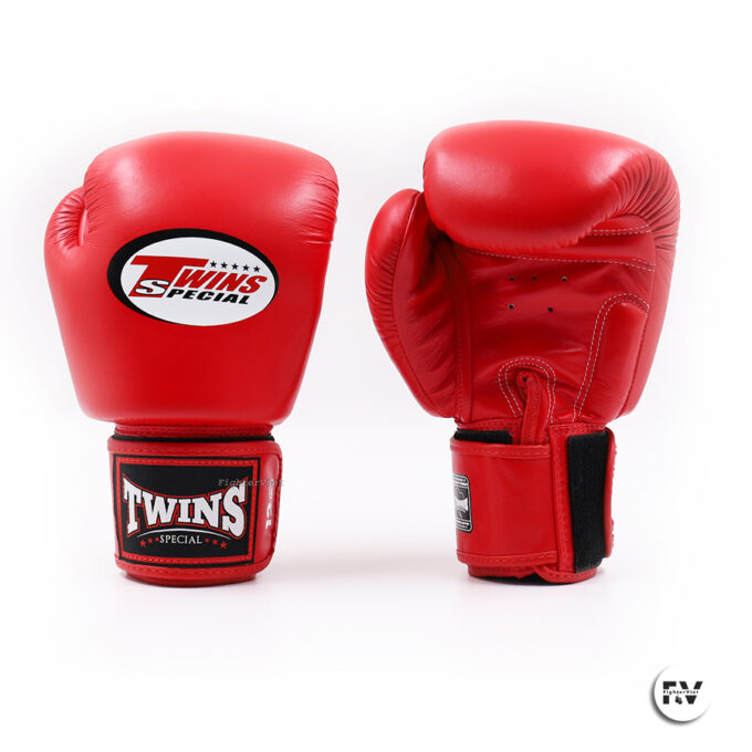 Găng Boxing Twins BGVL3 Velcro Gloves - Đỏ