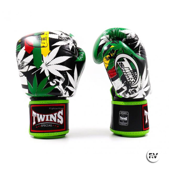 Găng Boxing Twins FBGVL3-54 Grass Collection Boxing Gloves - Hình ảnh 2