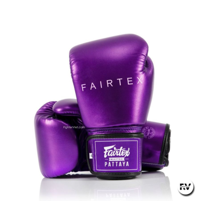 Găng Boxing Fairtex "Metallic" - BGV22 Tím