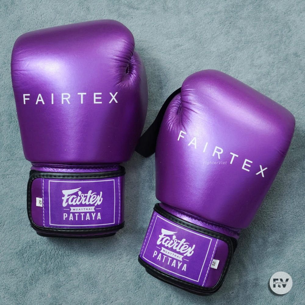 Găng Boxing Fairtex "Metallic" - BGV22 Đỏ