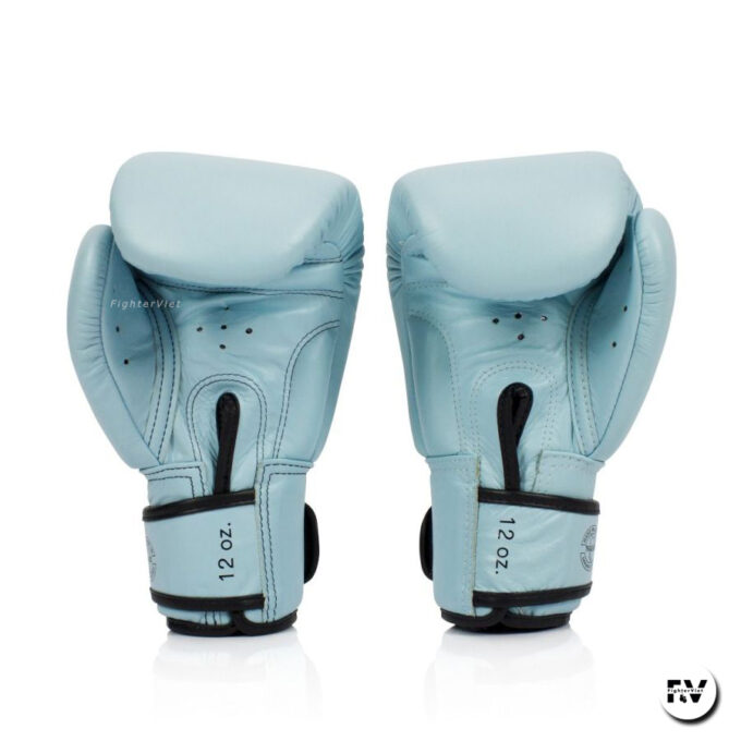 Găng Tay Fairtex Bgv20 Leather Baby Blue Boxing Gloves - Hình ảnh 3