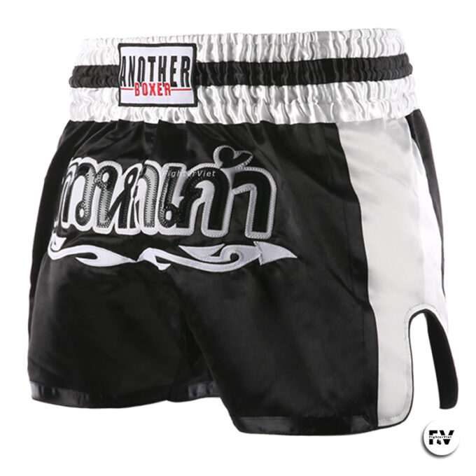 Quần Muay Thái Another Boxer Đen Viền Đen - Hình ảnh 4