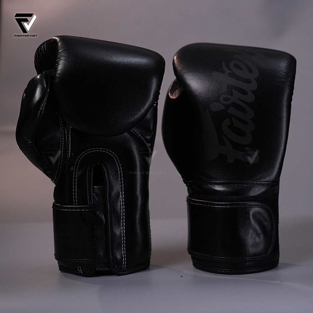 Găng Boxing Fairtex BGV14SB - Solid Black