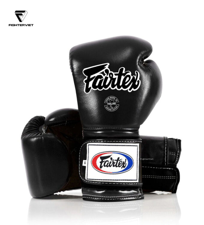 Găng Boxing Fairtex BGV9 Đen - Mexican Style