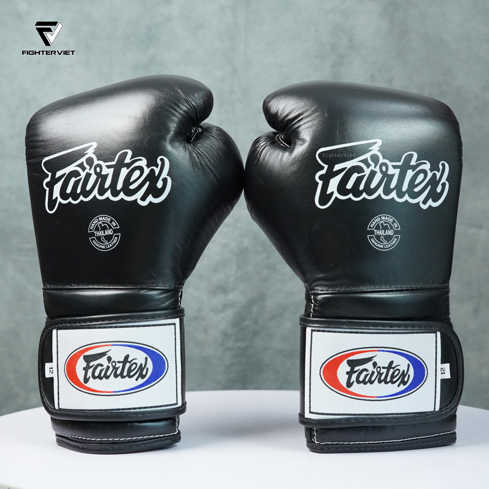 Găng Boxing Fairtex BGV9 Đen - Mexican Style