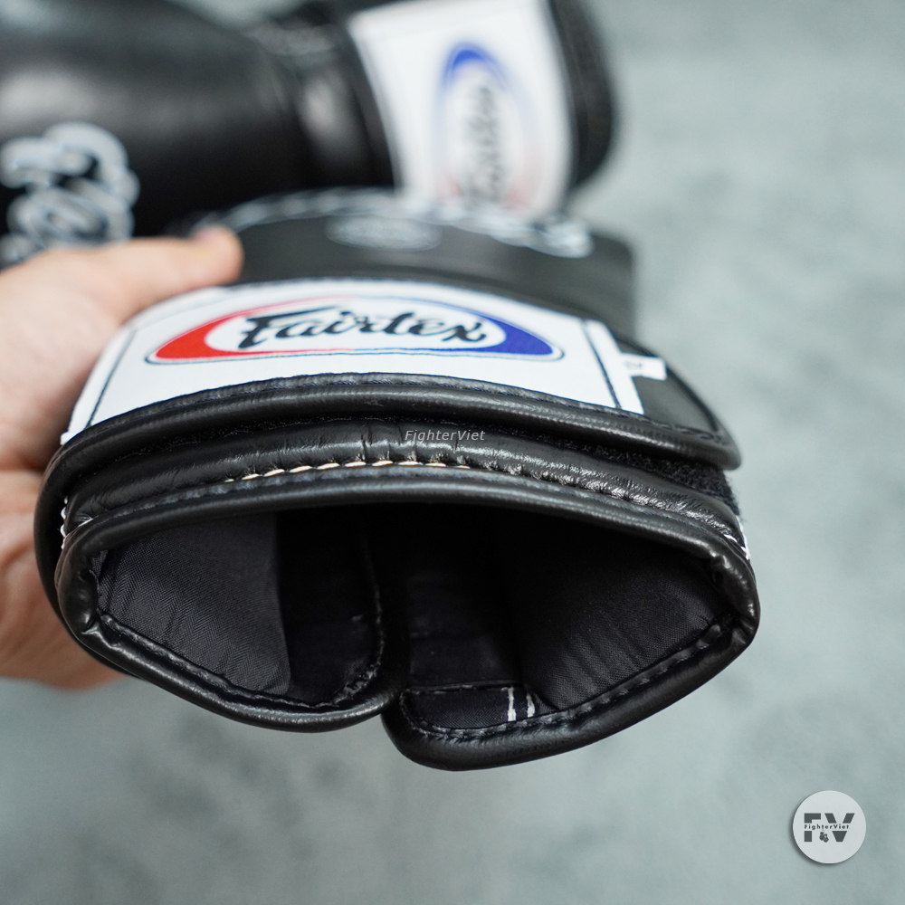 Găng Boxing Fairtex BGV9 Đen - Mexican Style