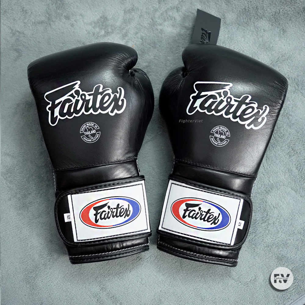 Găng Boxing Fairtex BGV9 Đen - Mexican Style