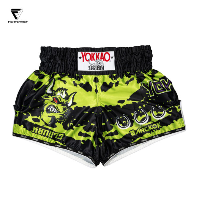 Quần Muay YOKKAO TYBS-155 ANGRY BULL - Black