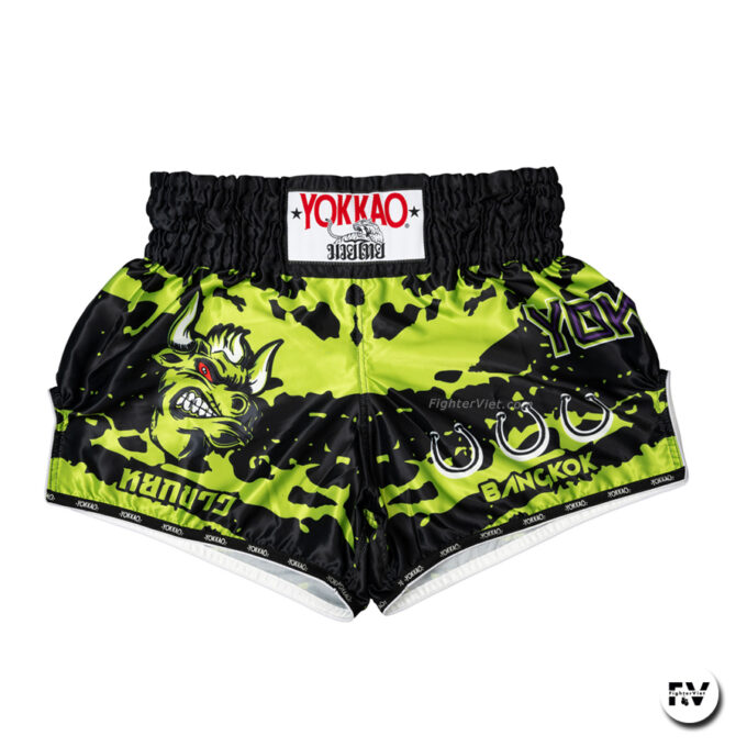 Quần Muay YOKKAO TYBS-155 ANGRY BULL - Black