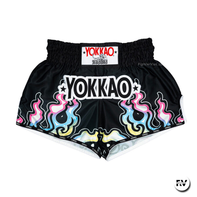 Quần Muay Thai YOKKAO TYBS-151 Flames Carbonfit