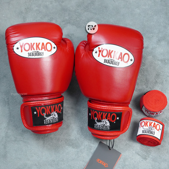 Găng Boxing YOKKAO BYGL-X-2 Matrix - Red