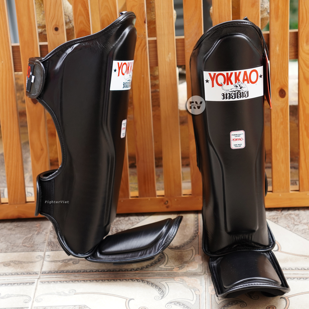 Bảo Hộ Chân YOKKAO Matrix - Shin Guards Màu Cam | FighterViet