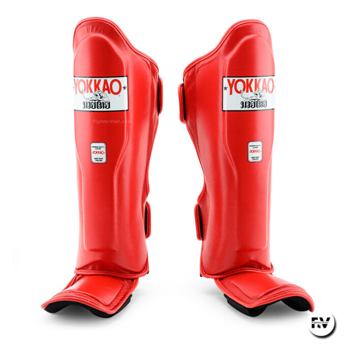 Bảo Hộ Chân YOKKAO Matrix Red - Shin Guards