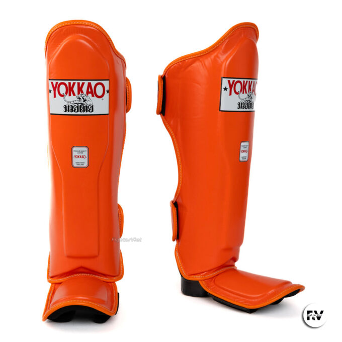 Bảo Hộ Chân YOKKAO Matrix - Shin Guards Màu Cam