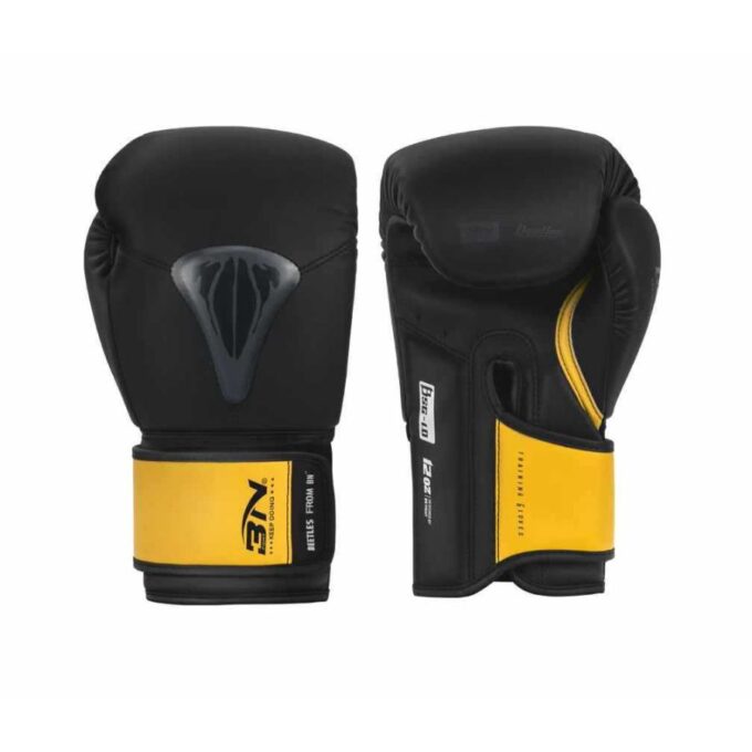 Găng Boxing BN Beetles - Đen Vàng 12oz