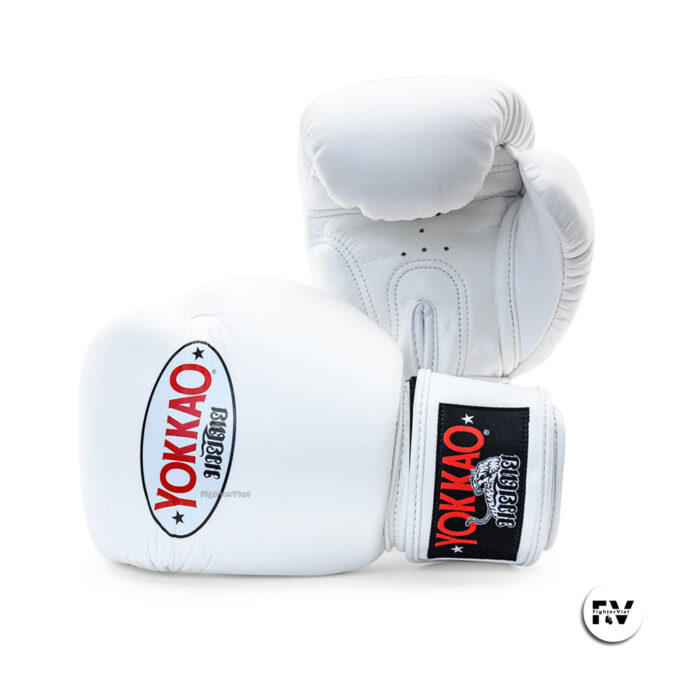 Găng Boxing YOKKAO Matrix - White BYGL-X-4