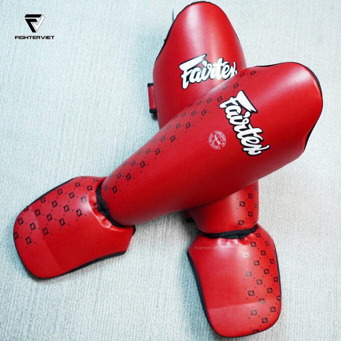 Bảo Hộ Chân Fairtex SP5 Shin Guard - Đỏ - Hình ảnh 2