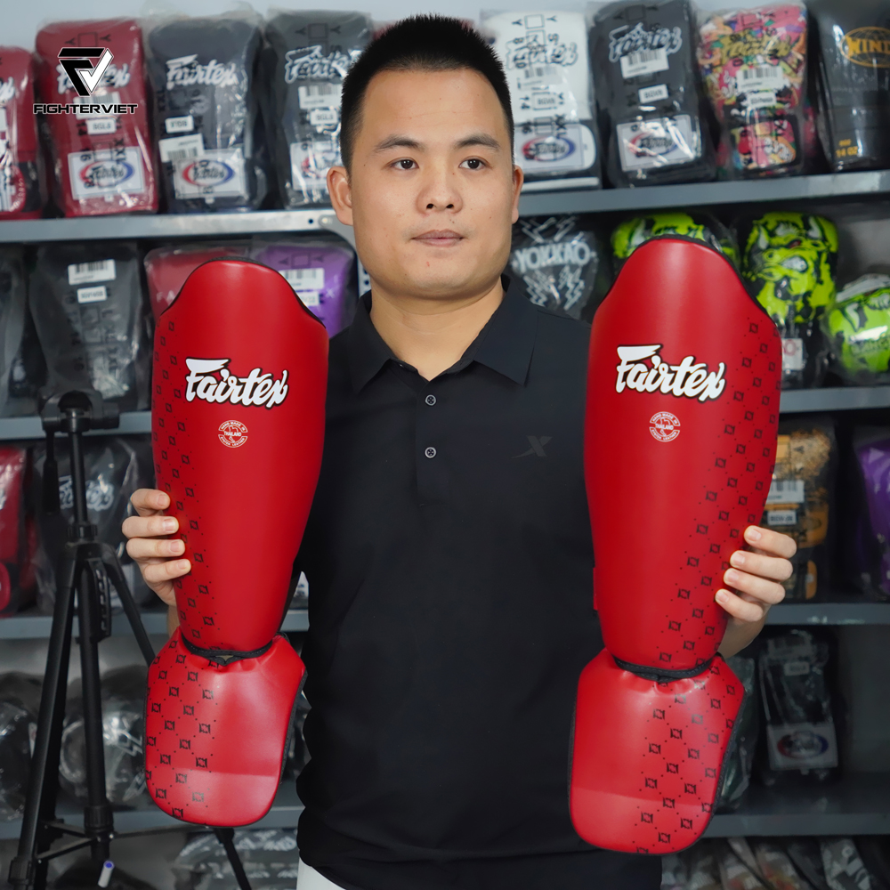 Bảo Hộ Chân Fairtex SP5 Shin Guard - Đỏ