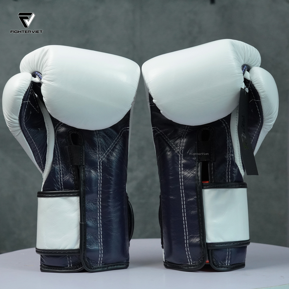 Găng Boxing Fairtex BGV9 - Mexican Style White/Blue