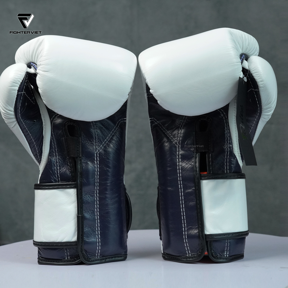 Găng Boxing Fairtex BGV9 - Mexican Style White/Blue