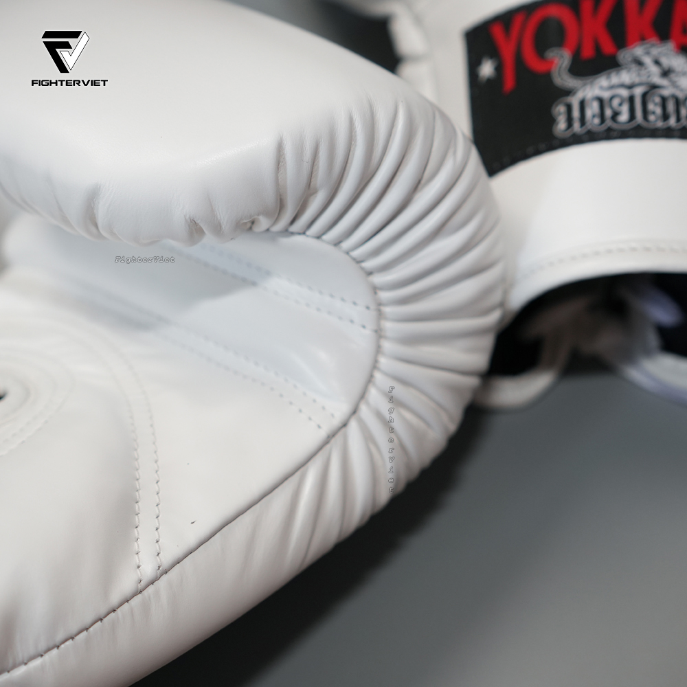 Găng Boxing YOKKAO Matrix Lace Up Buộc Dây - White 9 Găng Boxing YOKKAO Matrix Lace Up Buộc Dây - White