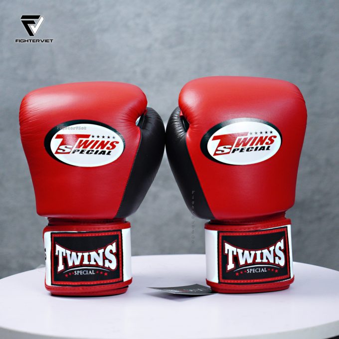 Găng Tay Boxing Twins BGVLA2-3T - AIR FLOW Velcro Gloves - Ảnh 2