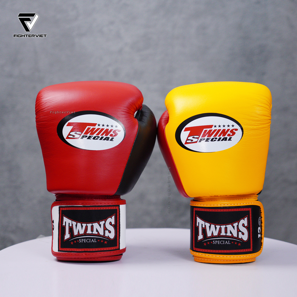 Găng Tay Boxing Twins BGVLA2-3T - AIR FLOW Velcro Gloves
