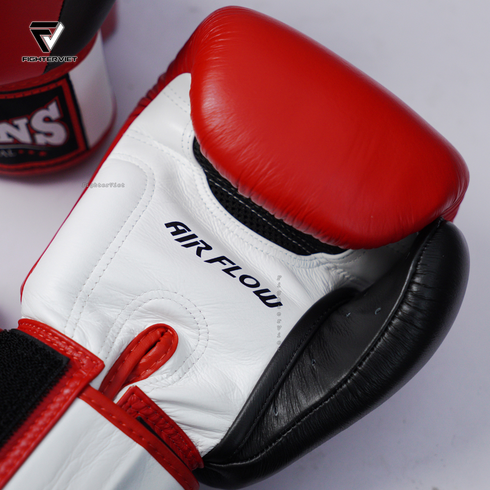 Găng Tay Boxing Twins BGVLA2-3T - AIR FLOW Velcro Gloves