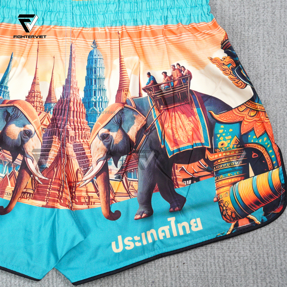Quần TUFF Muay Thai Boxing Shorts "The Legacy of Thailand"