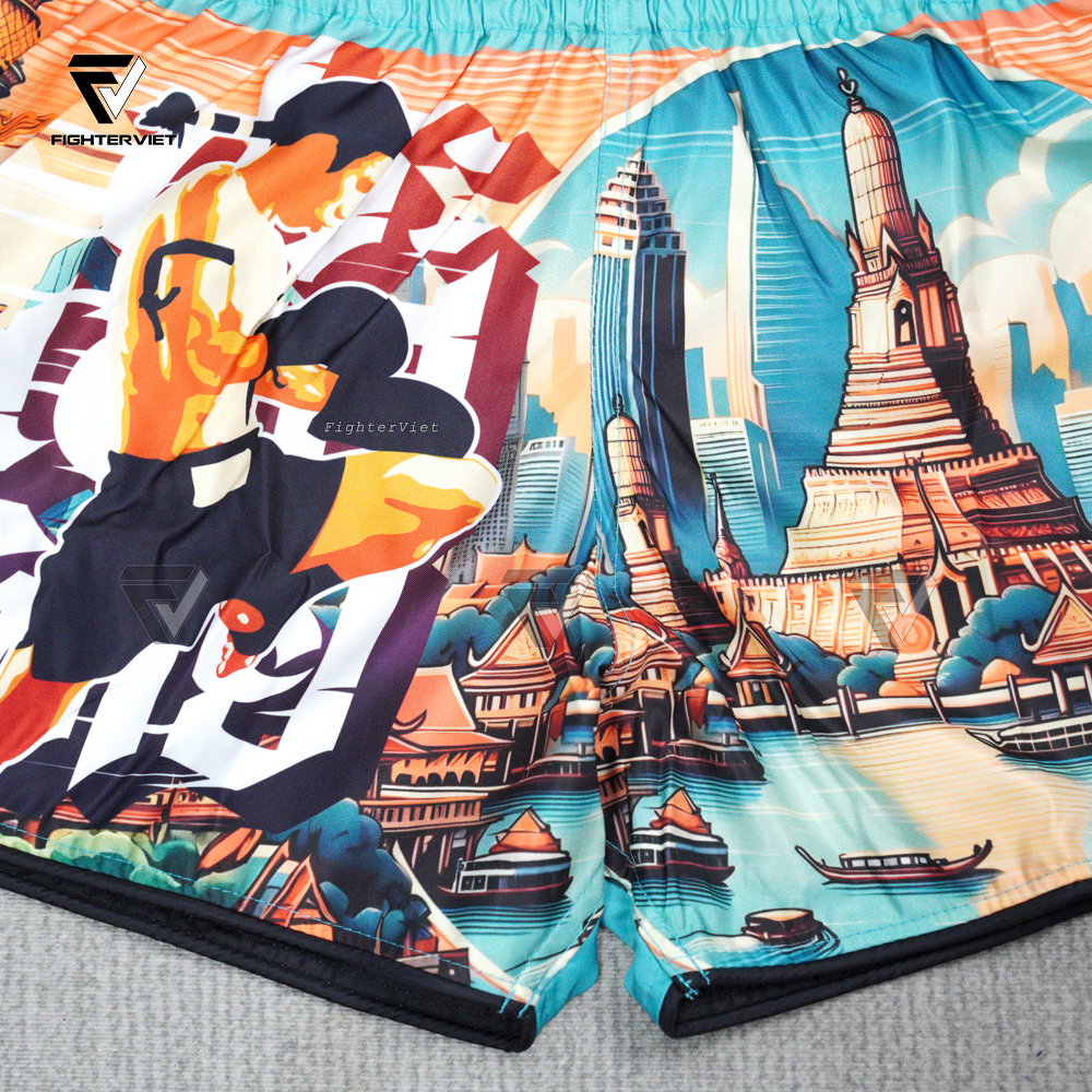 Quần TUFF Muay Thai Boxing Shorts "The Legacy of Thailand"