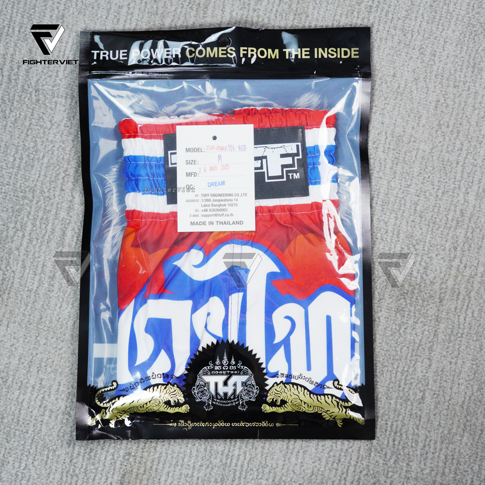 Quần TUFF Muay Thai Boxing Shorts "The Siam in Motion"