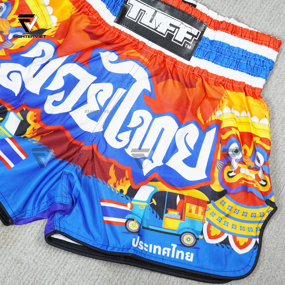 Quần TUFF Muay Thai Boxing Shorts "The Siam in Motion"