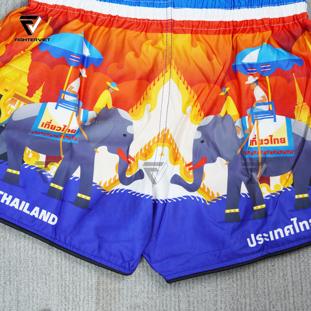 Quần TUFF Muay Thai Boxing Shorts "The Siam in Motion"