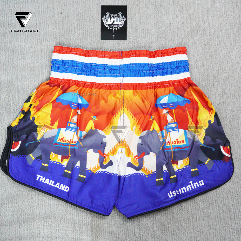 Quần TUFF Muay Thai Boxing Shorts "The Siam in Motion"