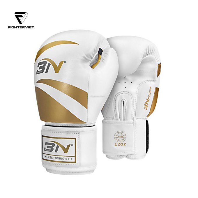 Găng Tay Boxing BN - Gold/White