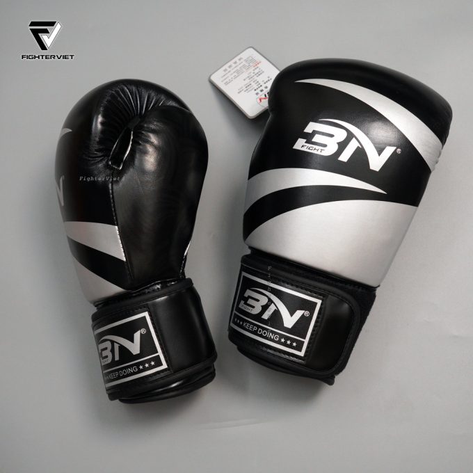 Găng Tay Boxing BN - Grey/Black - Ảnh 2
