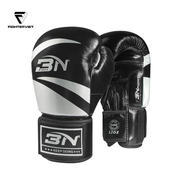Găng Tay Boxing BN - Grey/Black