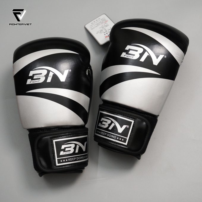 Găng Tay Boxing BN - Grey/Black - Ảnh 3