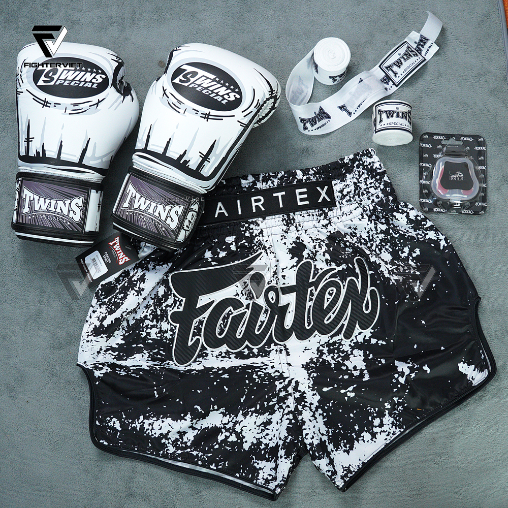 Quần Muay Thai Fairtex - BS1949 Grunge Black