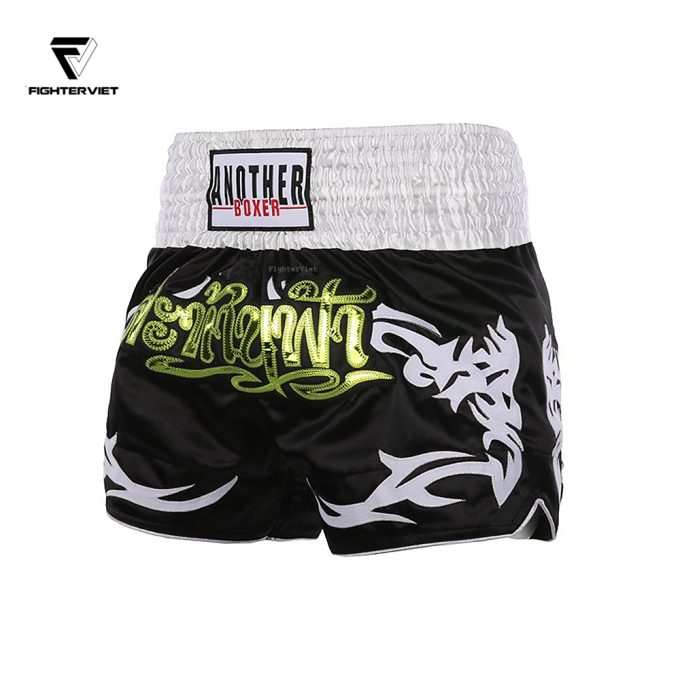 Quần Muay Thái Another Boxer - Đen Xanh New