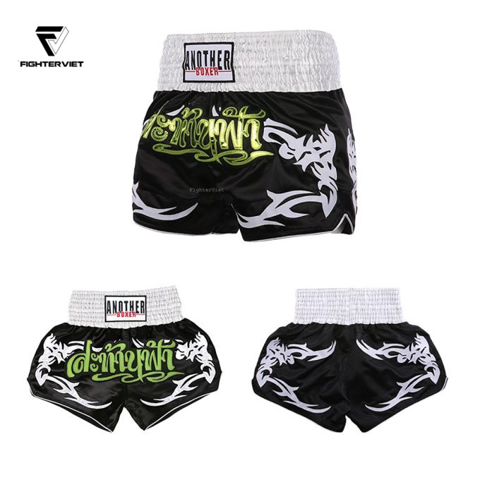 Quần Muay Thái Another Boxer - Đen Xanh New - Ảnh 2