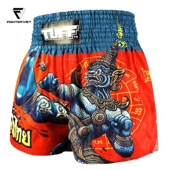 Quần TUFF Muay Thai Boxing Shorts High-Cut Retro Style - King Dragon