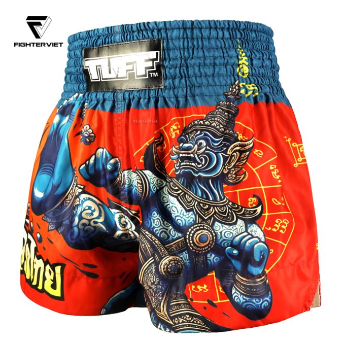 Quần TUFF Muay Thai Boxing Shorts High-Cut Retro Style - King Dragon