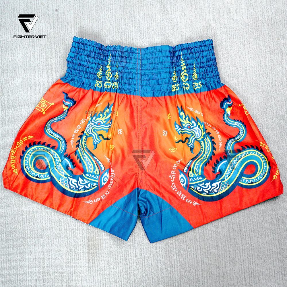 Quần TUFF Muay Thai Boxing Shorts High-Cut Retro Style - King Dragon 6 Quần TUFF Muay Thai Boxing Shorts High-Cut Retro Style - King Dragon