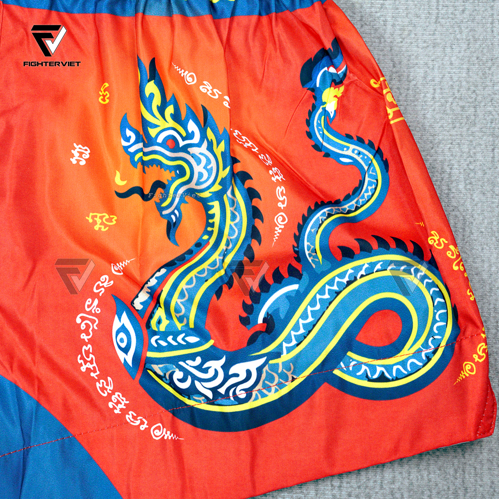 Quần TUFF Muay Thai Boxing Shorts High-Cut Retro Style - King Dragon 8 Quần TUFF Muay Thai Boxing Shorts High-Cut Retro Style - King Dragon