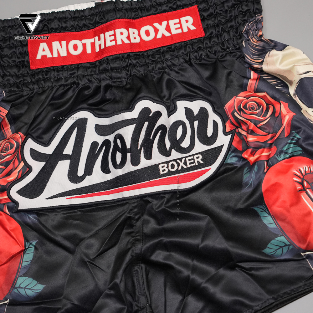 Quần Muay Thai Another Boxer - Black Rose Gloves B20