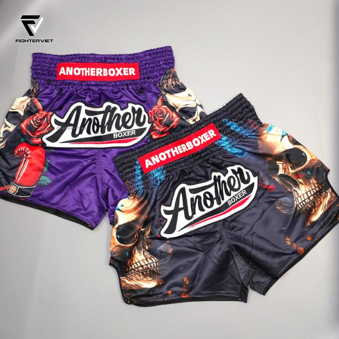 Quần Muay Thai Another Boxer - Blue B25 - Ảnh 3