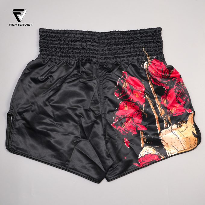 Quần Muay Thai Another - Black Rose B26 - Ảnh 4