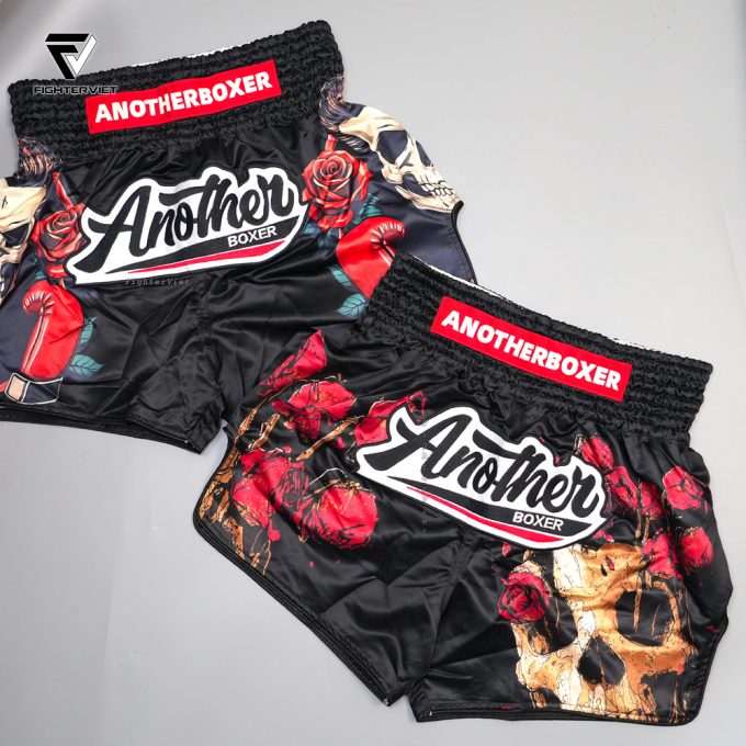 Quần Muay Thai Another - Black Rose B26 - Ảnh 3
